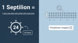 1 Septiliun Berapa Nol? Ini Penjelasan Lengkapnya