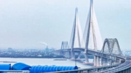 China Resmikan Jembatan Kabel Terpanjang di Dunia, Hubungkan Changzhou–Taizhou (Xinhua)
