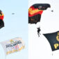 Sky Diving Hiasi Hari Jadi ke-77 Polwan di NTT